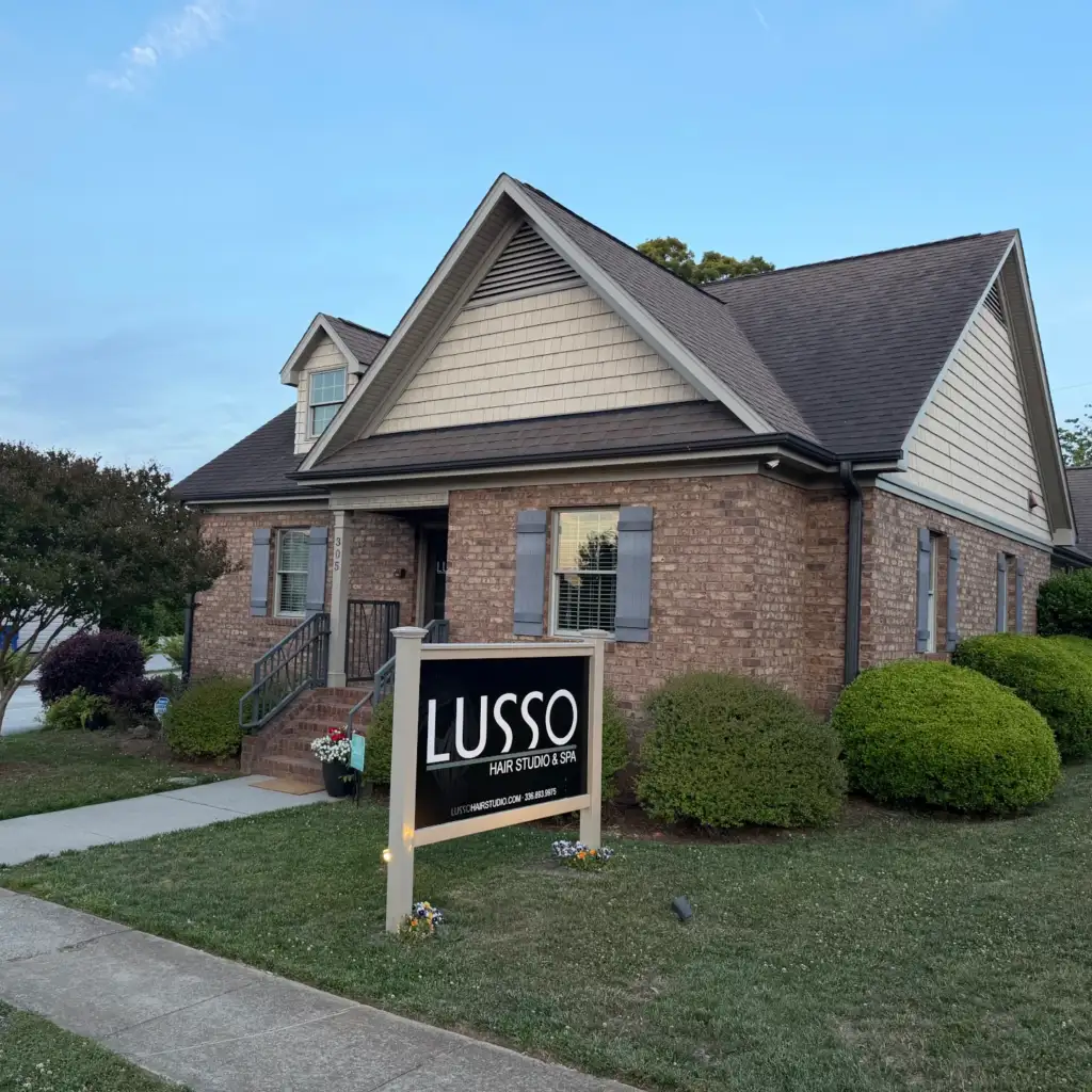 Image of the exterior of Lusso Hair Studio & Spa in Winston-Salem, NC