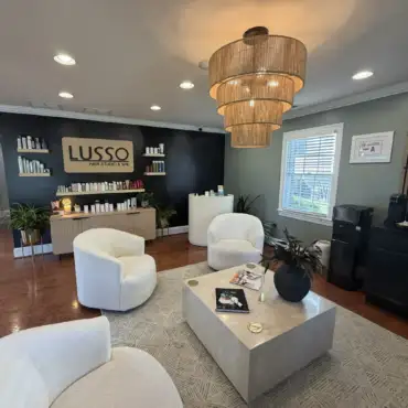Image of lobby at Lusso Hair Studio & Spa located in Winston-Salem, NC