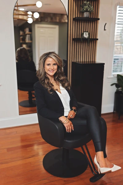 Hairstylist, Jennifer Miller, at Lusso Hair Studio & Spa located in Winston-Salem, NC